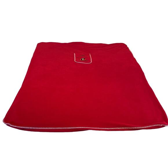Disney Pixar throw blanket fleece THE Incredibles SDC red orange white - Picture 1 of 4